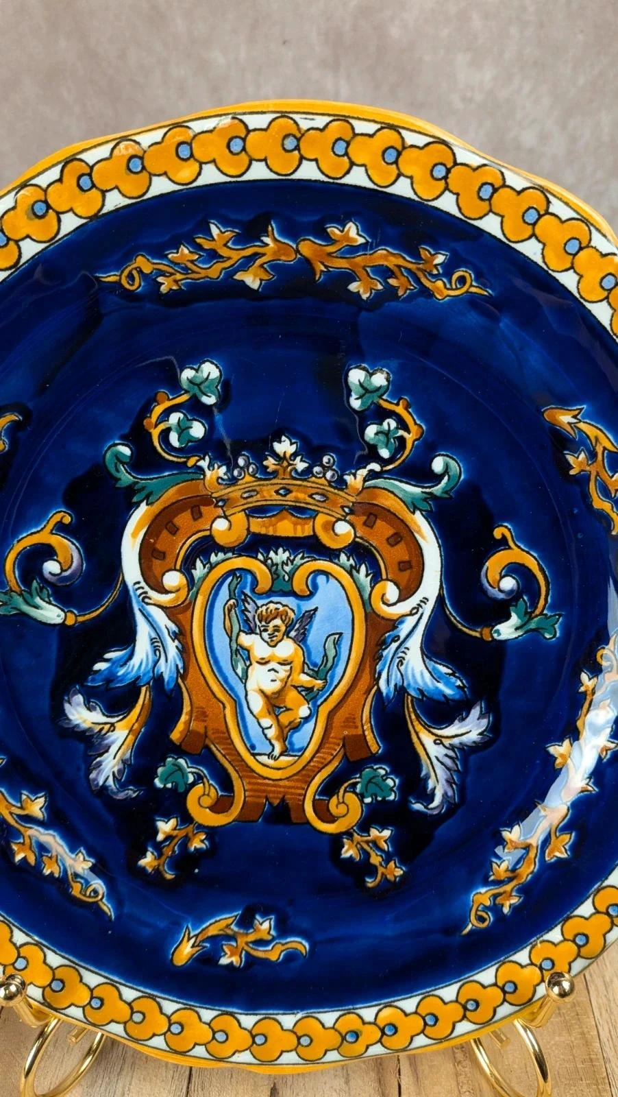Assiette Gien France modèle Renaissance – photo 3